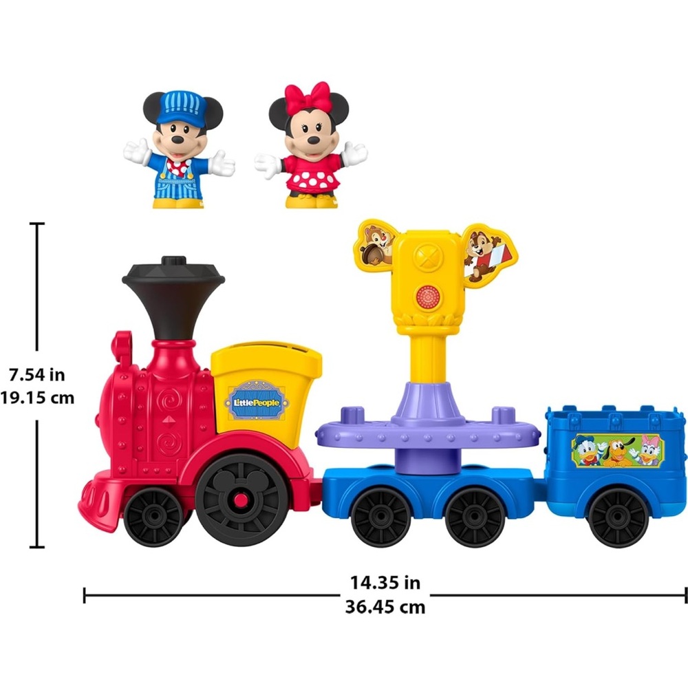 Fisher-Price Little People Train Set - Mickey and Minnie Musical Train - Picture 7 of 10